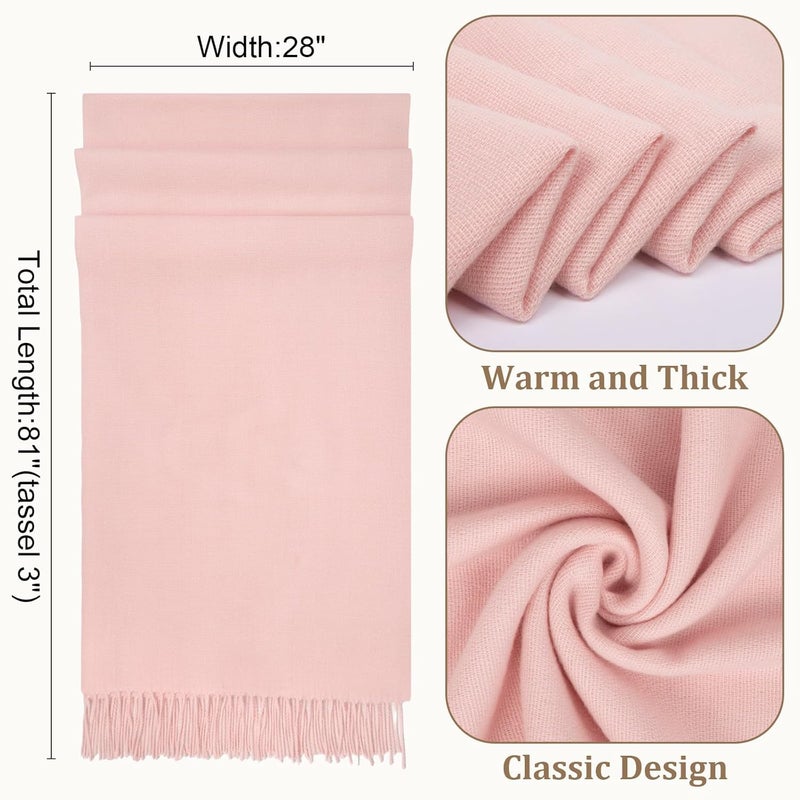 Darller Winter Scarf for Women Pashmina Shawls and Wraps for Evening Dresses Wedding Party Bridesmaid Warm Long Scarves Shawl - Image 2